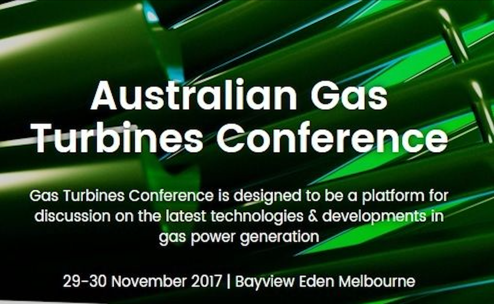 Latest: Australian Gas Turbines Conference 2017